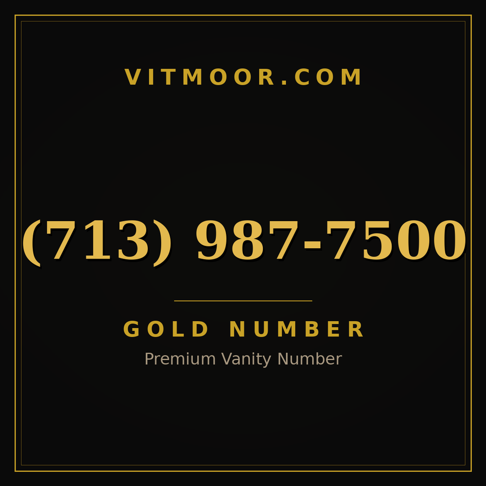 713 987-7500