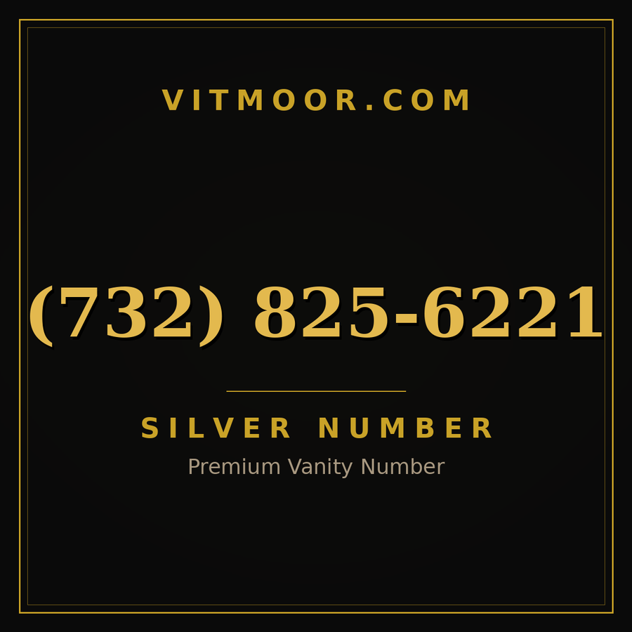 VITMOOR Silver premium number (732) 825-6221