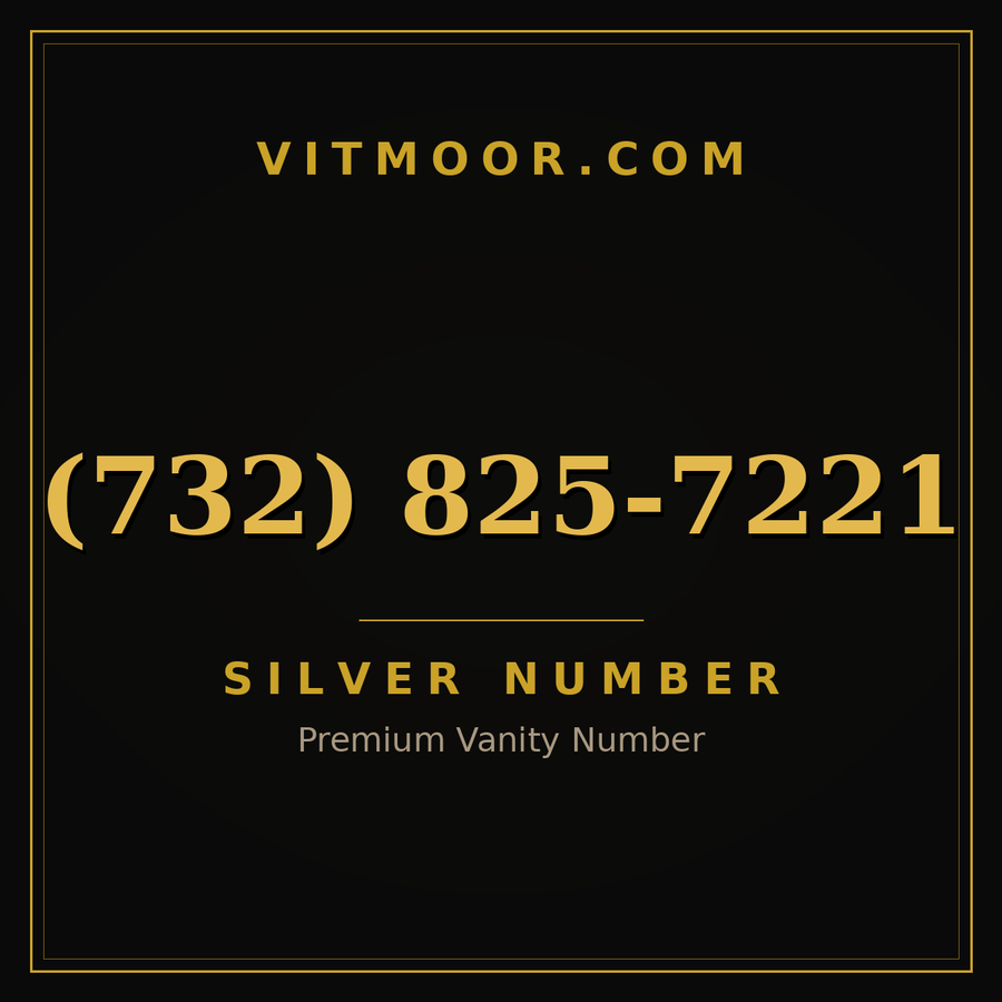 VITMOOR Silver premium number (732) 825-7221