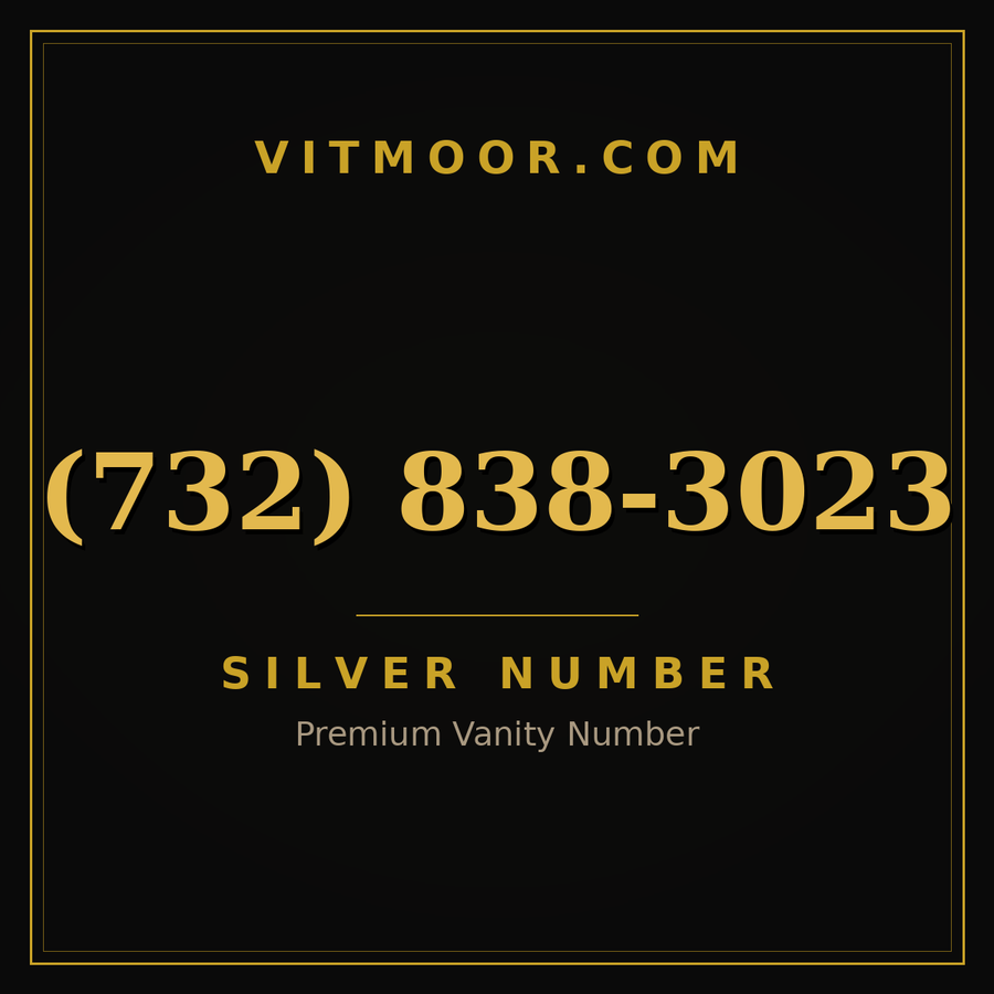 VITMOOR Silver premium number (732) 838-3023