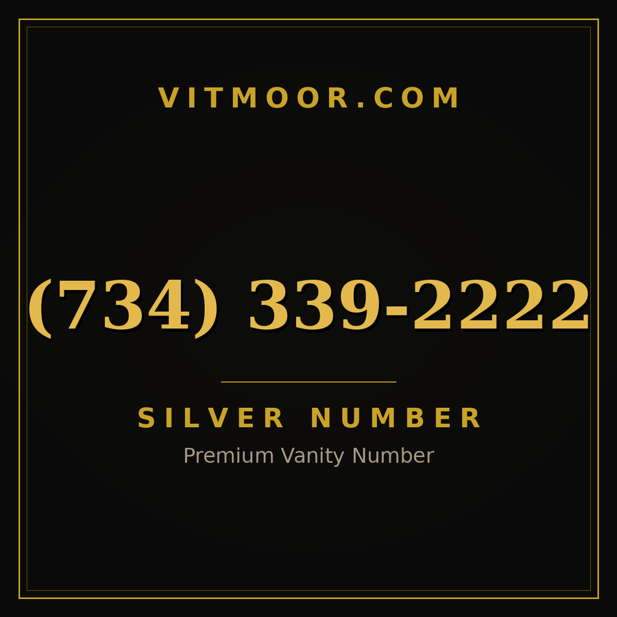 VITMOOR Silver premium number (734) 339-2222