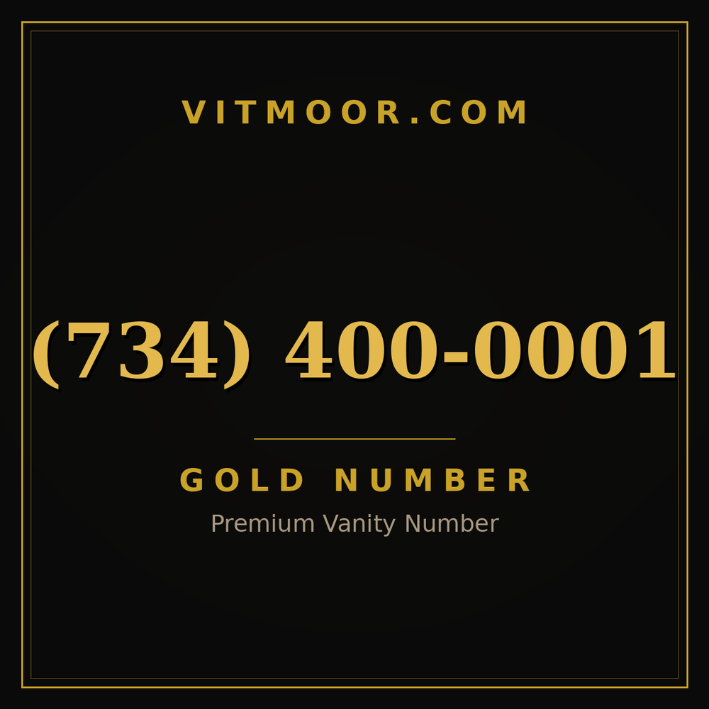 734 400-0001