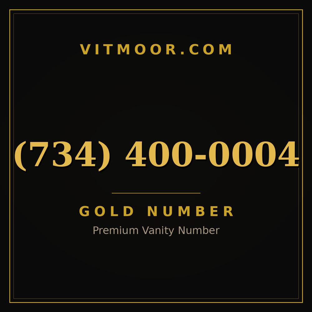 734 400-0004