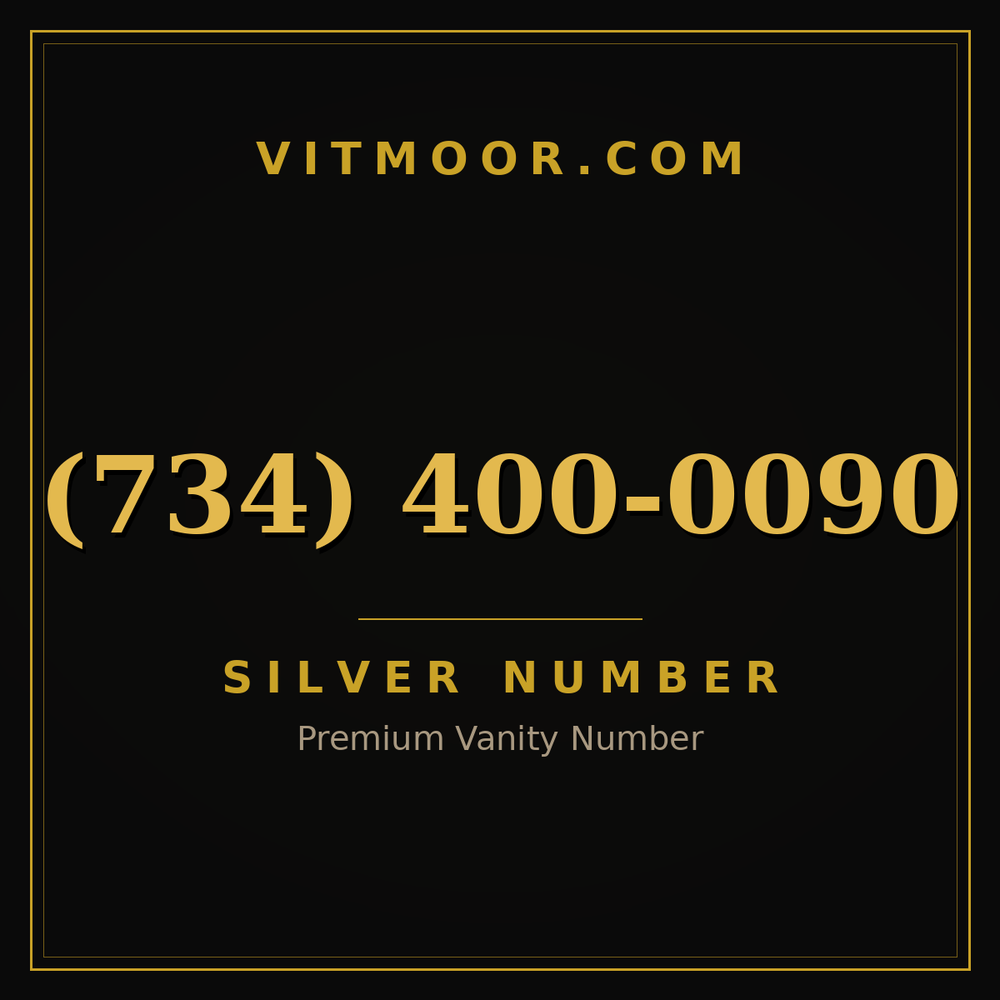 734 400-0090