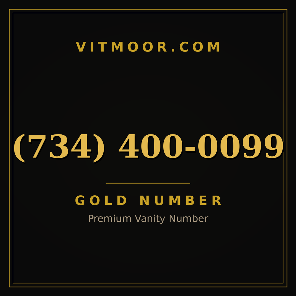734 400-0099