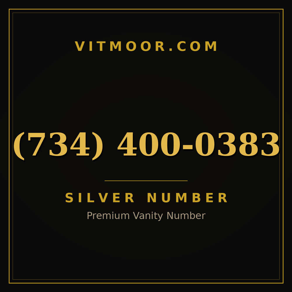 734 400-0383