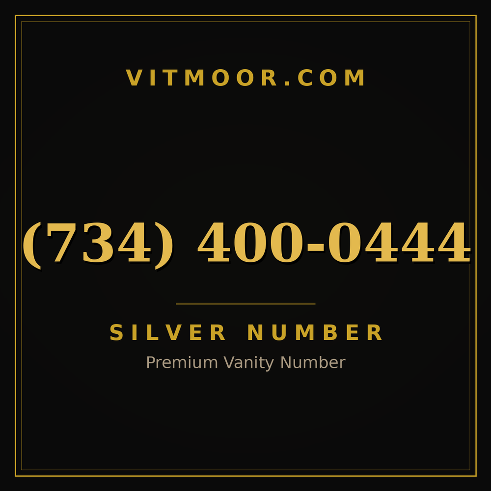 734 400-0444