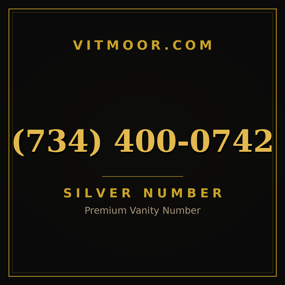 734 400-0742