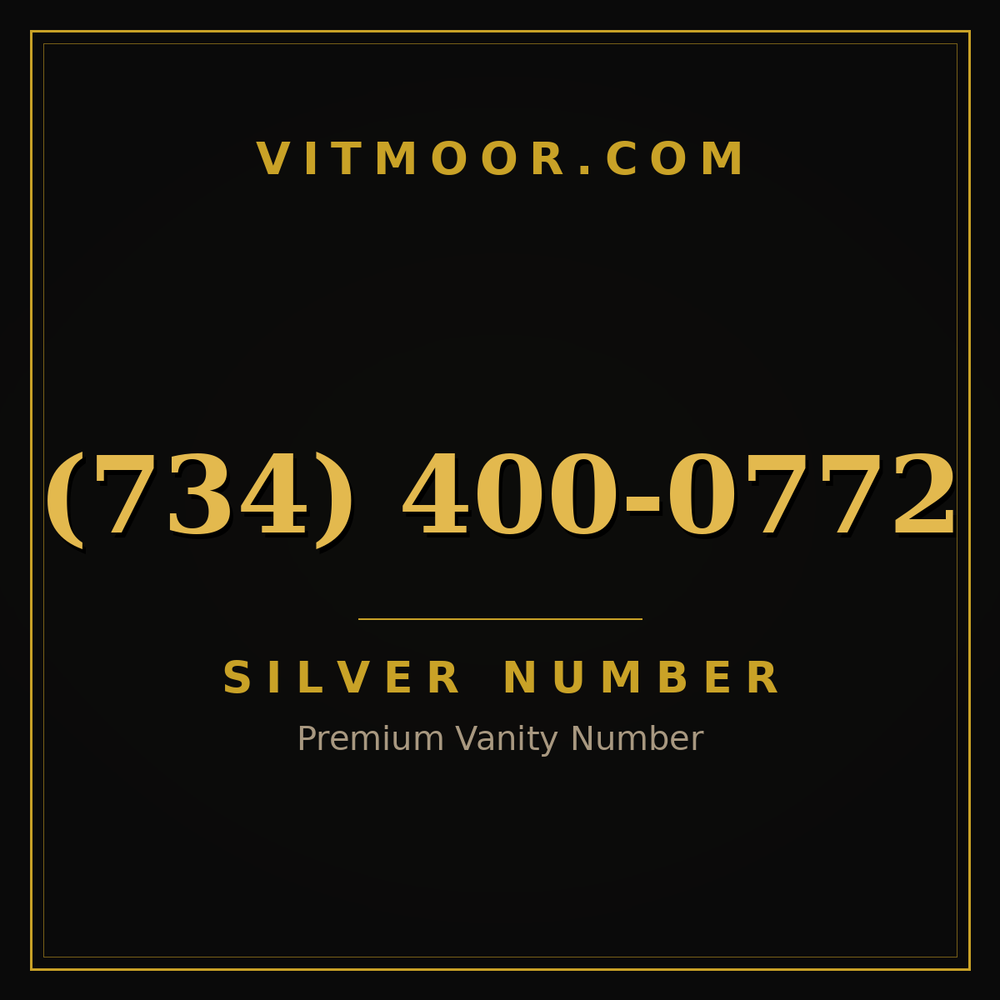 734 400-0772