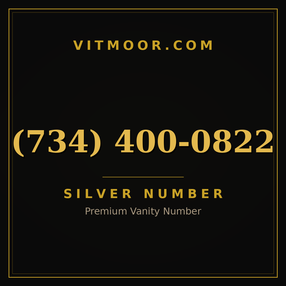 734 400-0822
