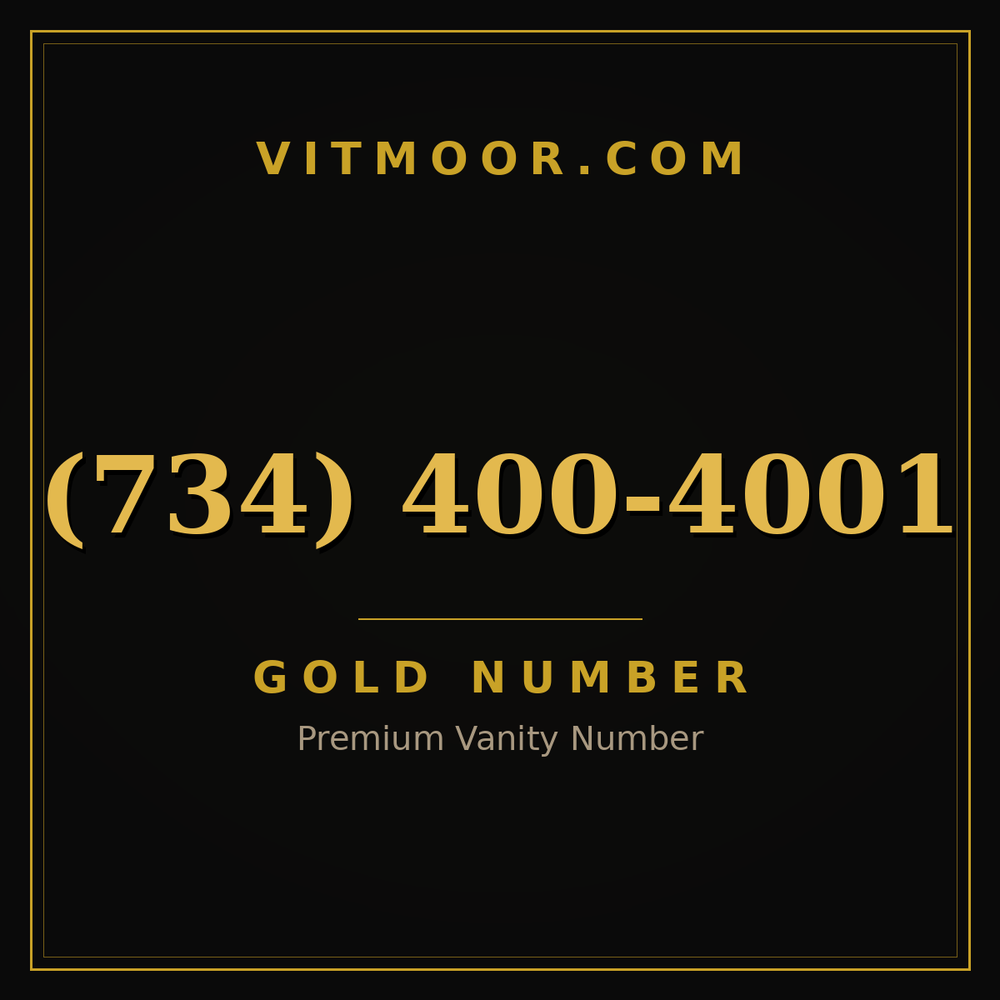 734 400-4001