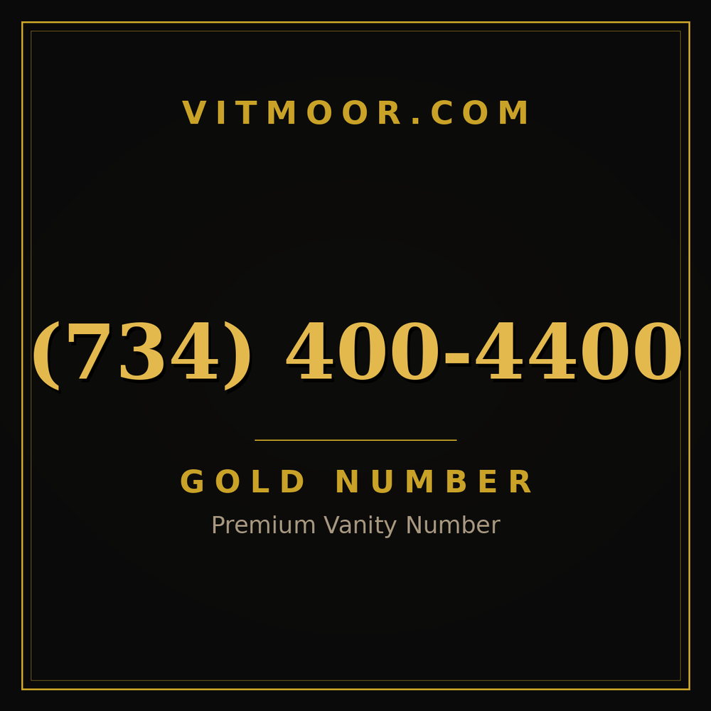 734 400-4400