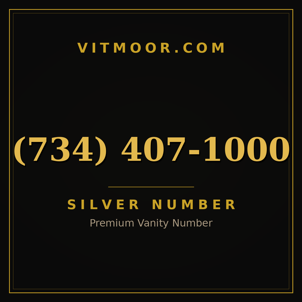 734 407-1000