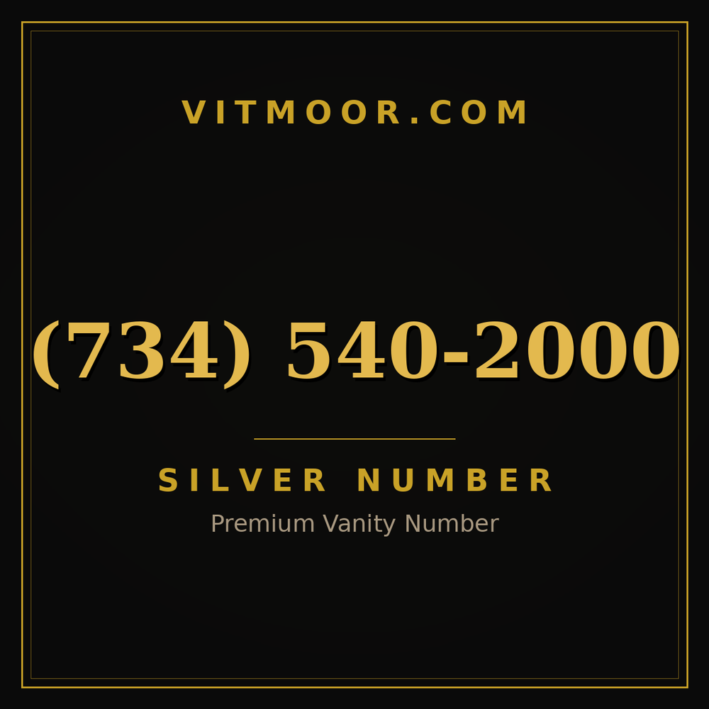 734 540-2000