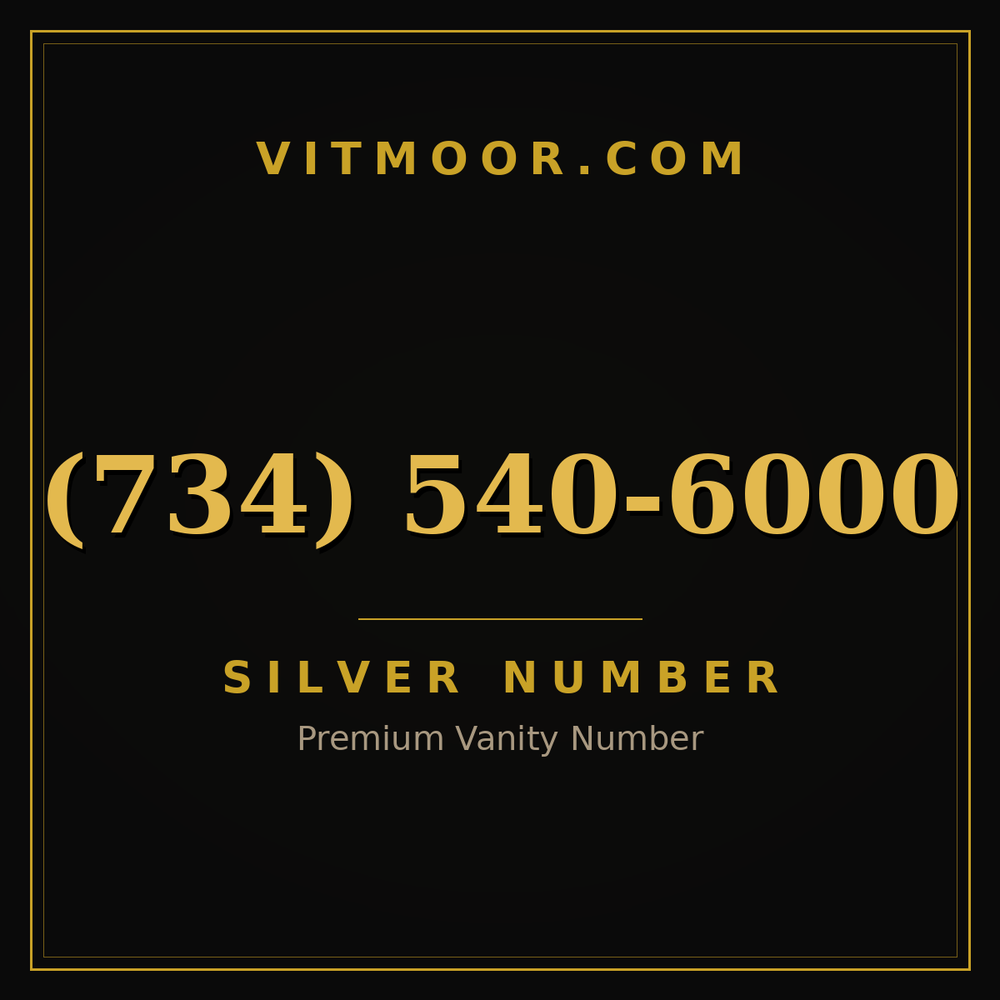 734 540-6000