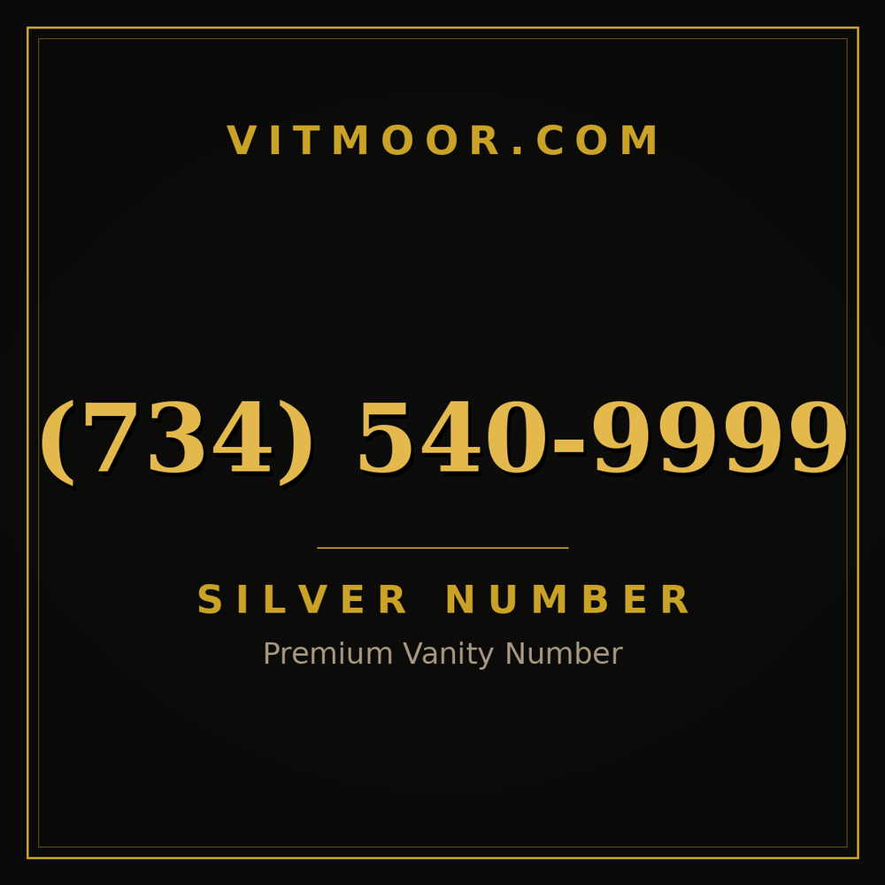 734 540-9999
