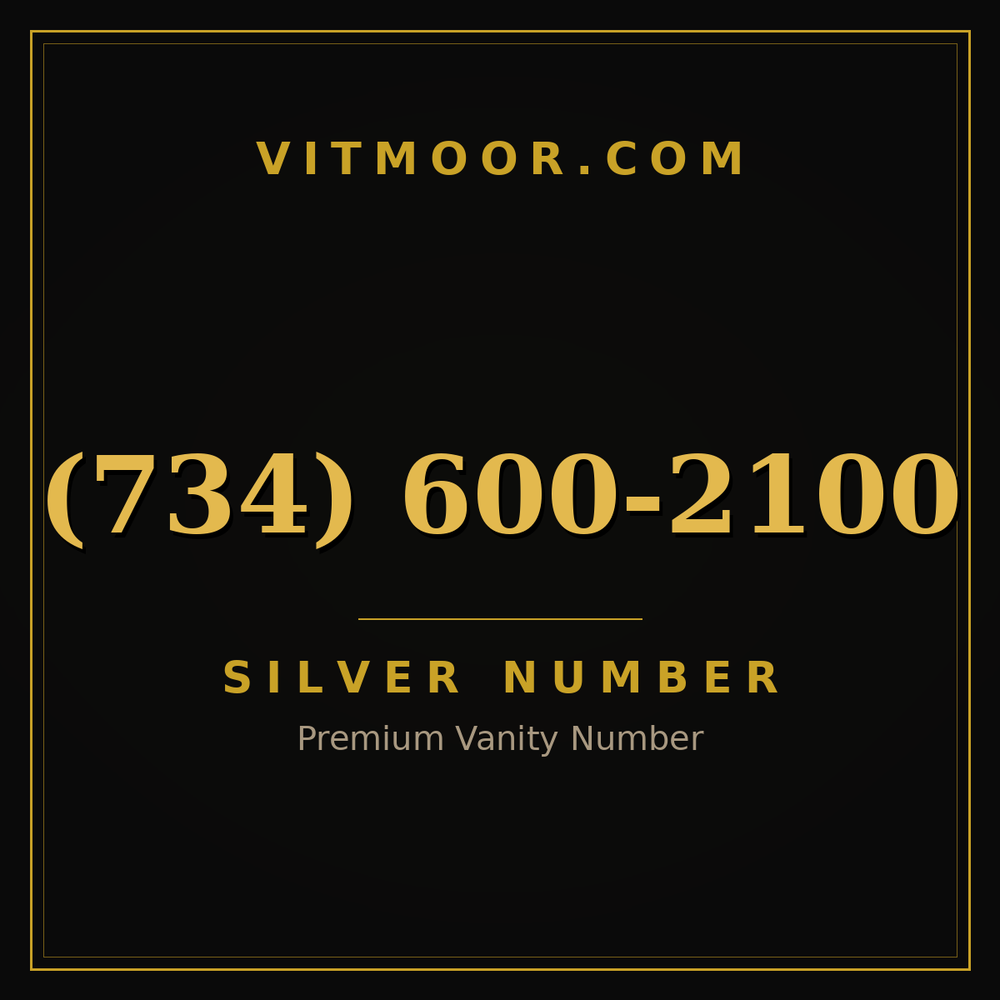 734 600-2100