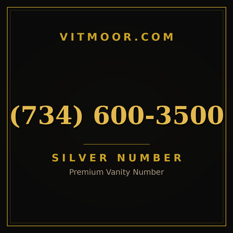 VITMOOR Silver premium number (734) 600-3500