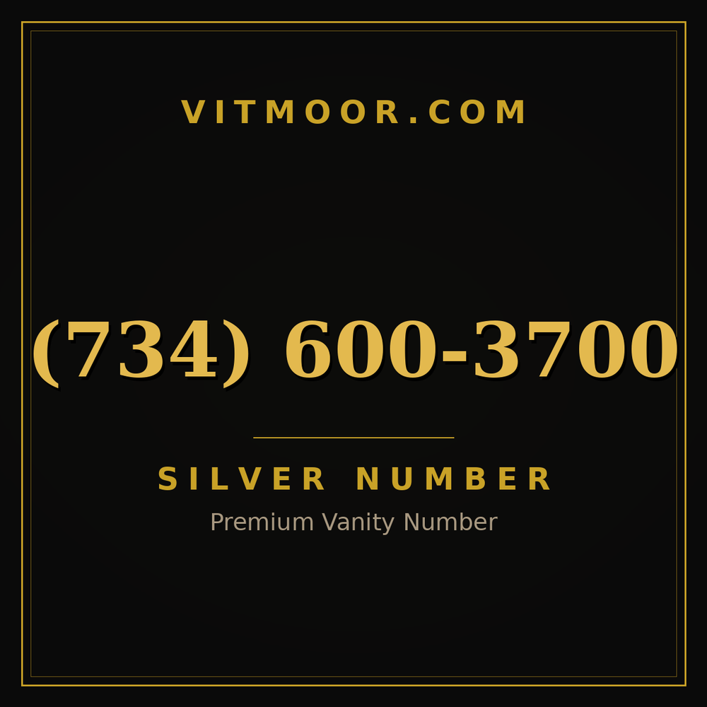 734 600-3700