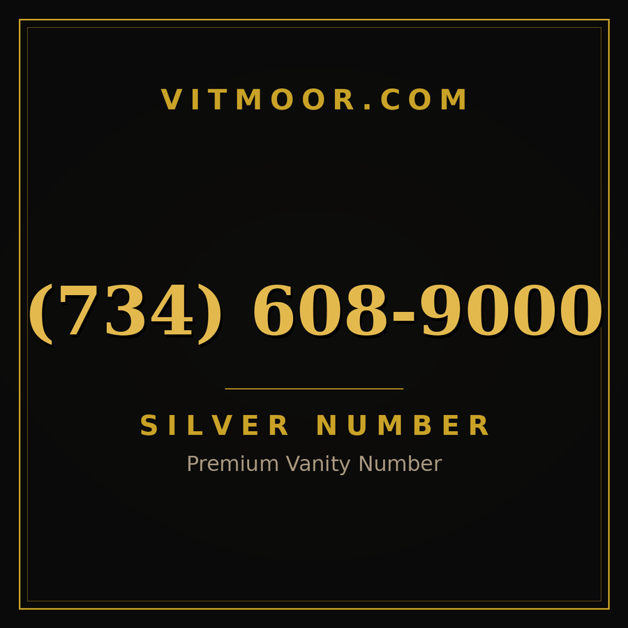 VITMOOR Silver premium number (734) 608-9000