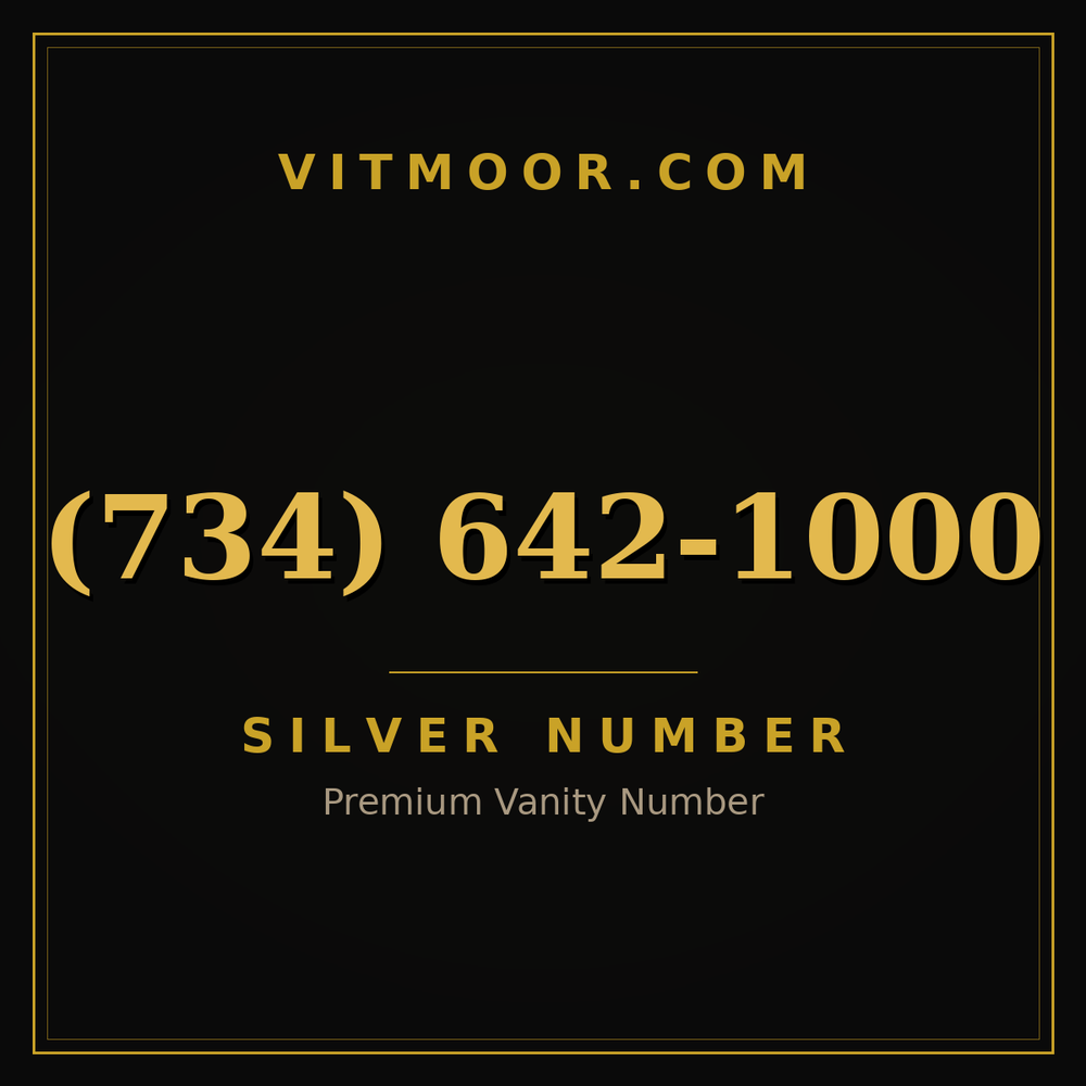 734 642-1000