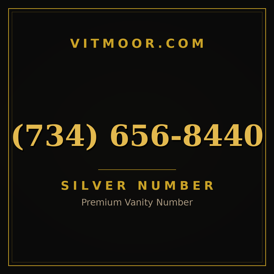 VITMOOR Silver premium number (734) 656-8440