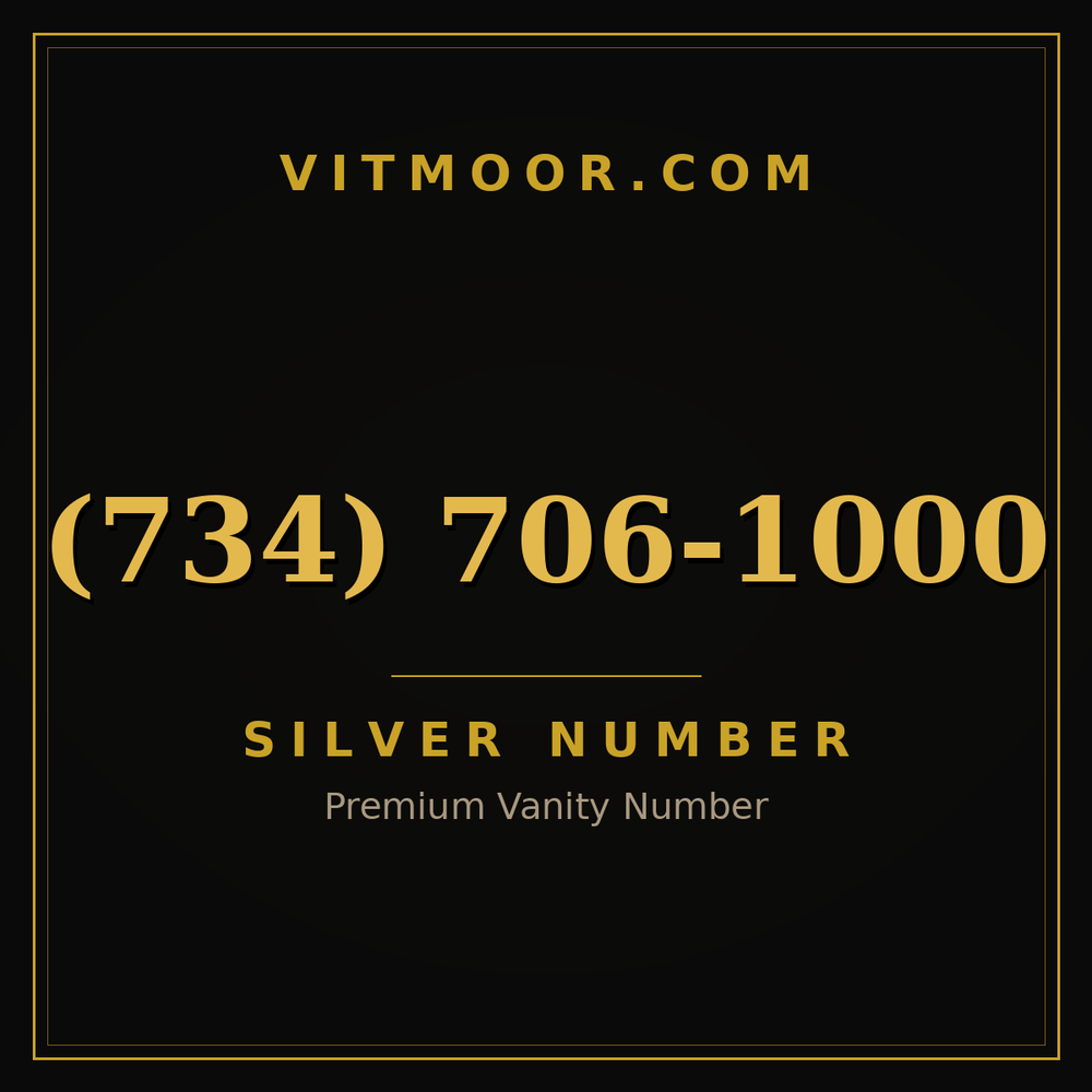 734 706-1000
