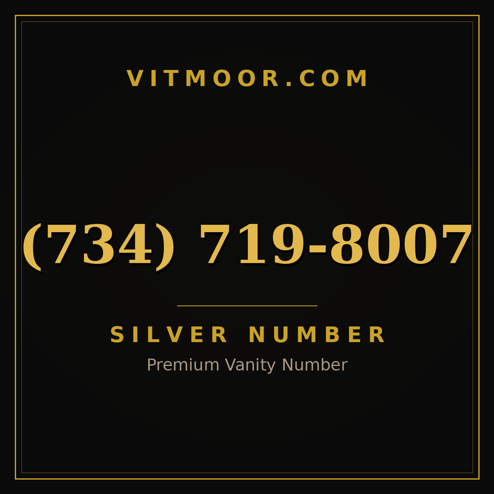 734 719-8007