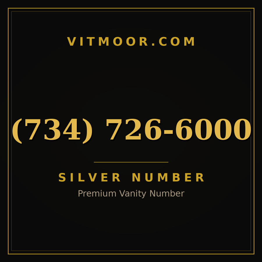 VITMOOR Silver premium number (734) 726-6000