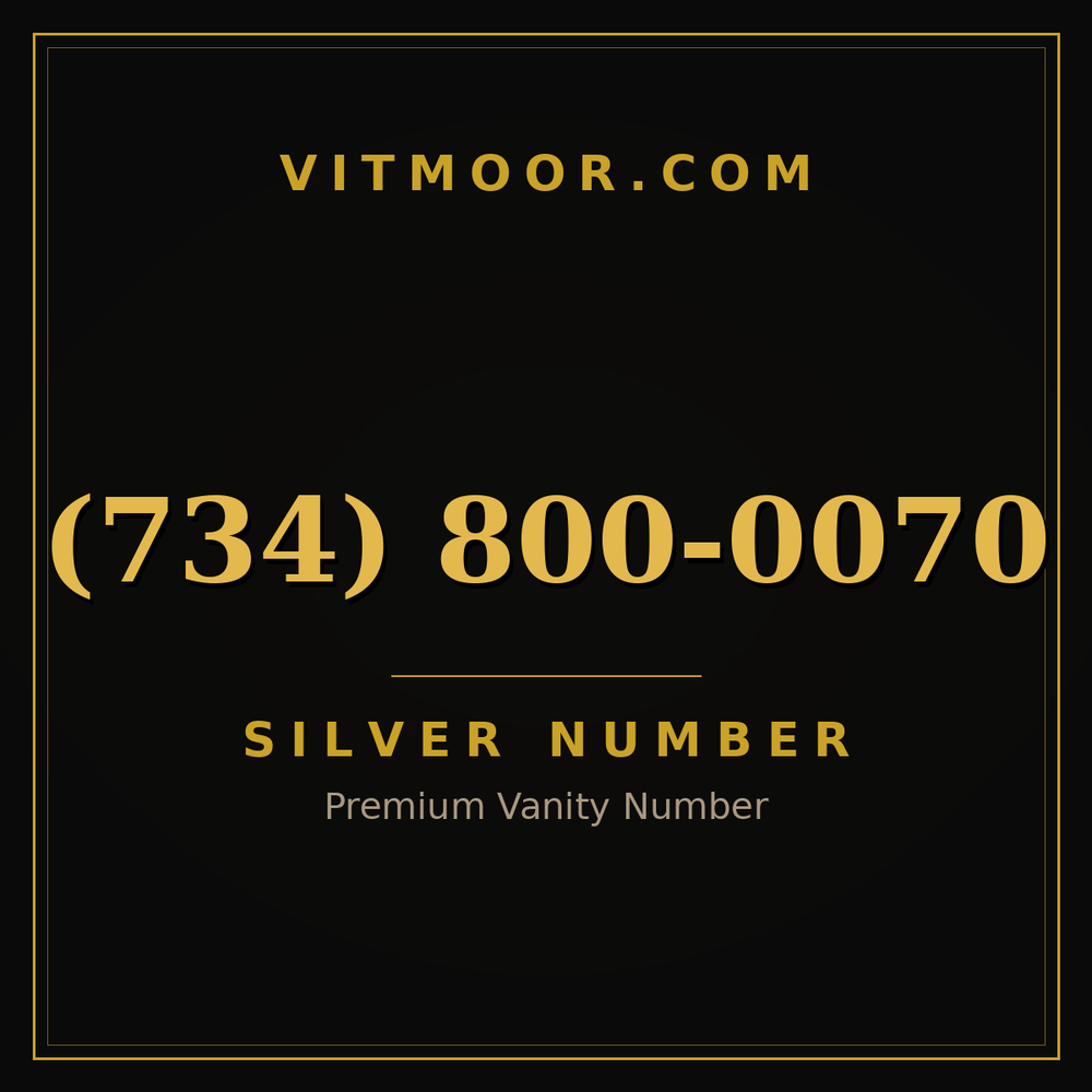 734 800-0070