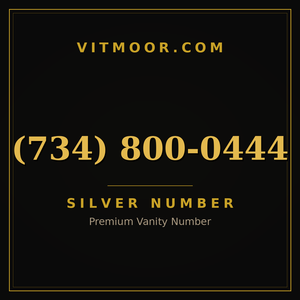 734 800-0444