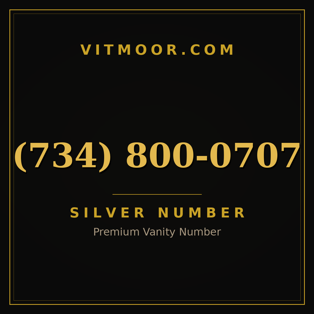 734 800-0707