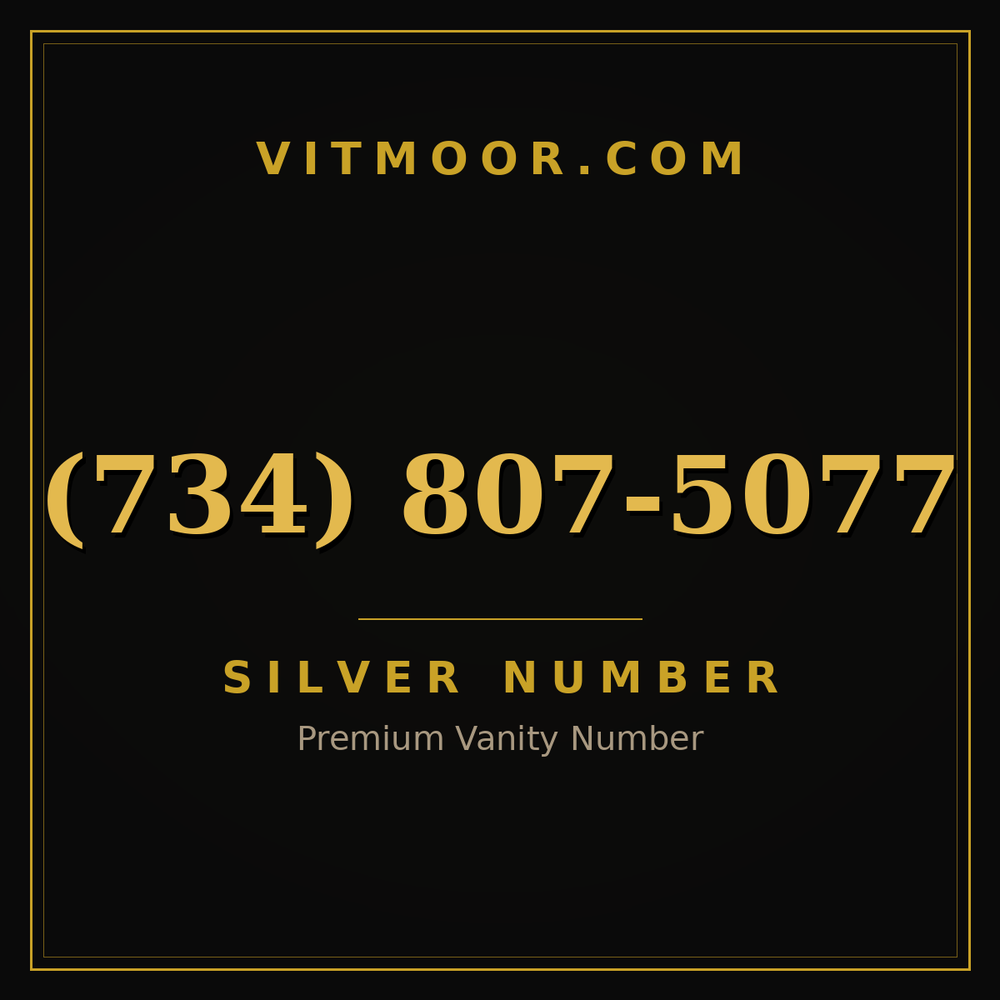 734 807-5077