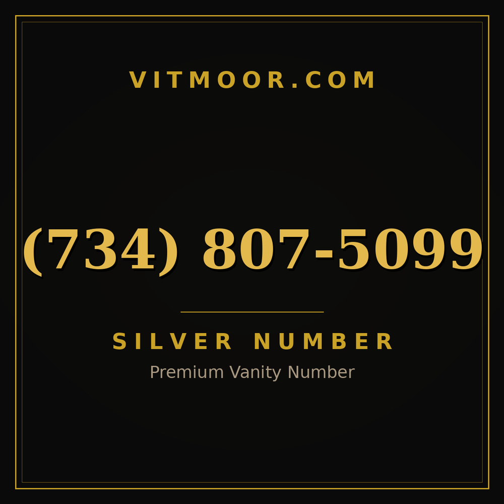 734 807-5099