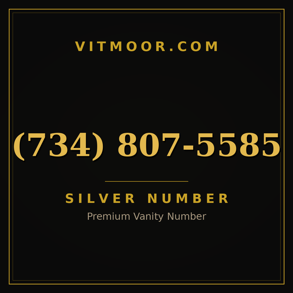 734 807-5585