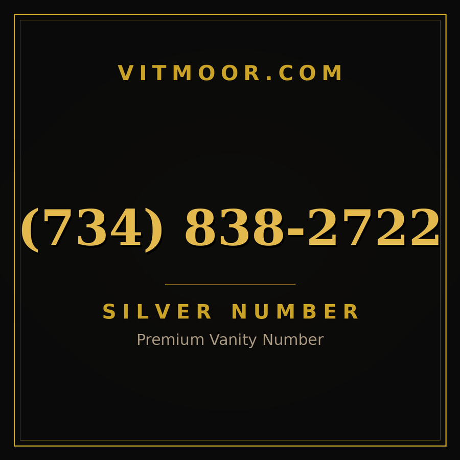 VITMOOR Silver premium number (734) 838-2722