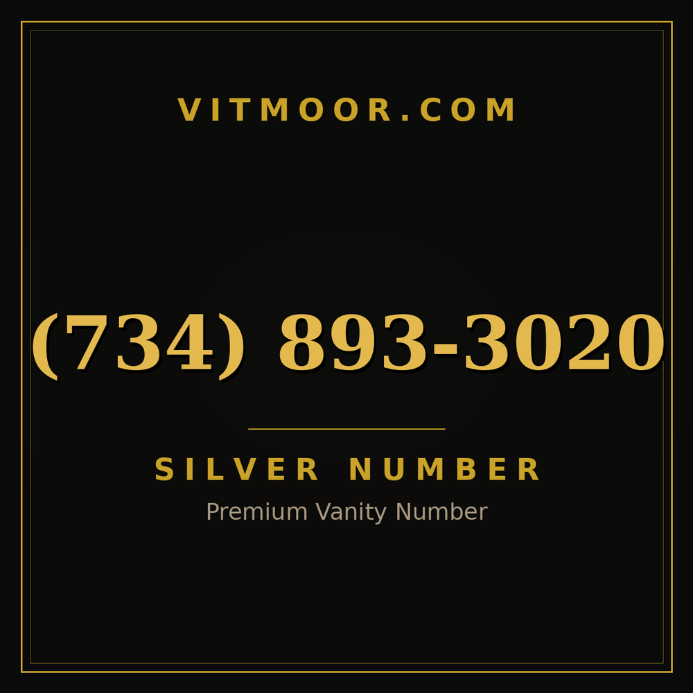 734 893-3020
