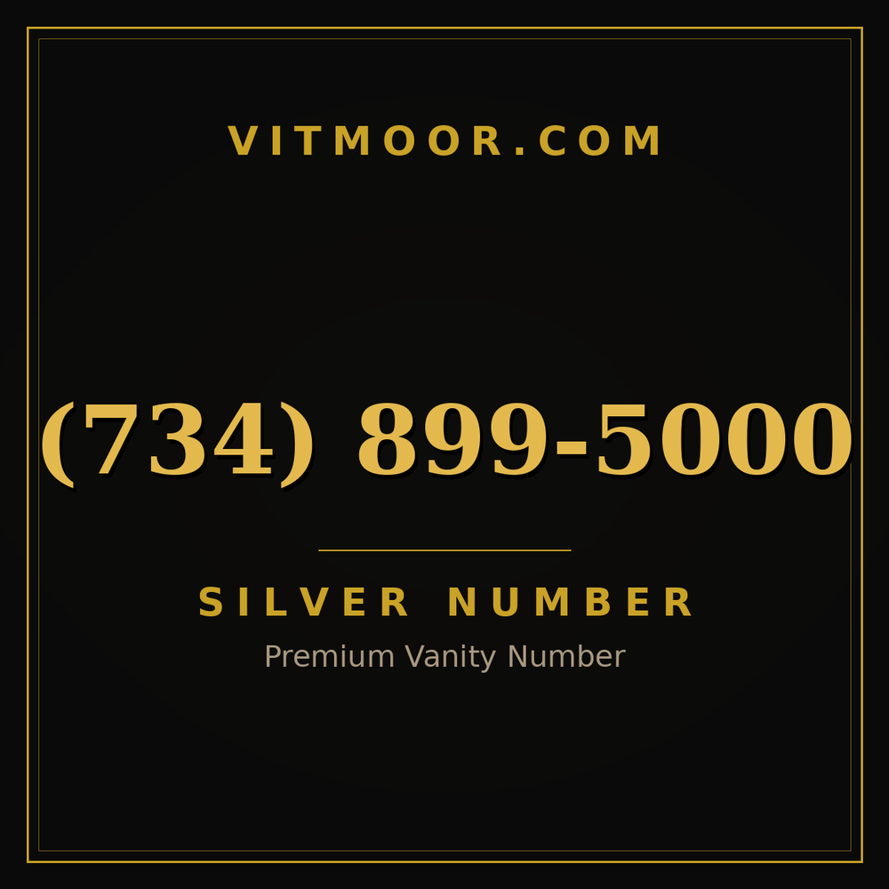 734 899-5000