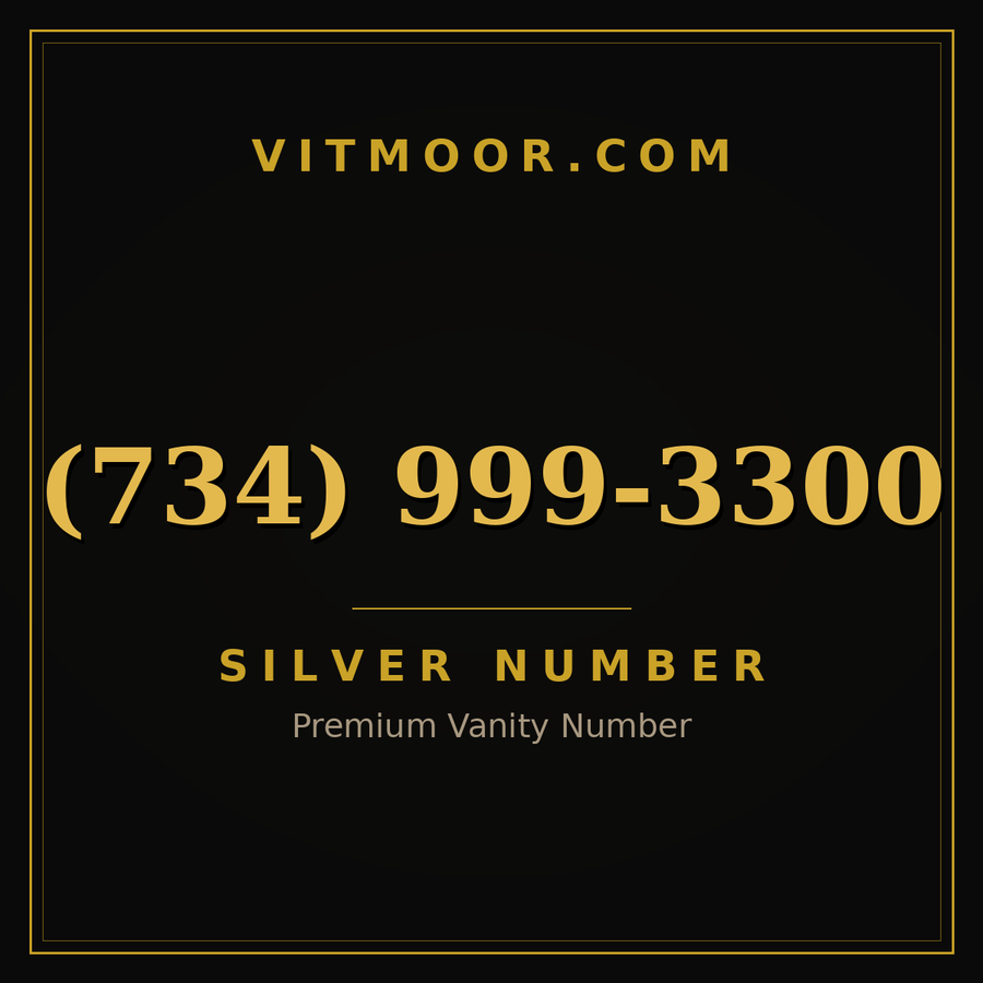 VITMOOR Silver premium number (734) 999-3300