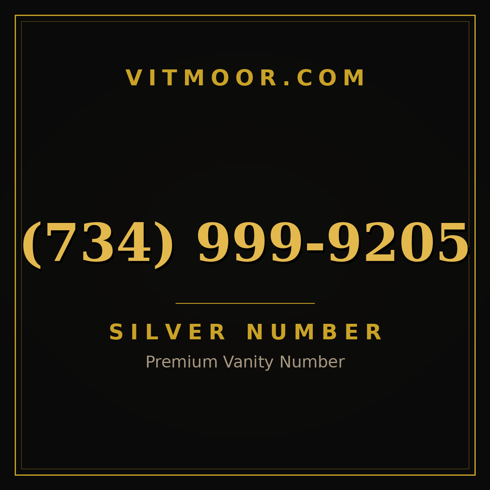 734 999-9205