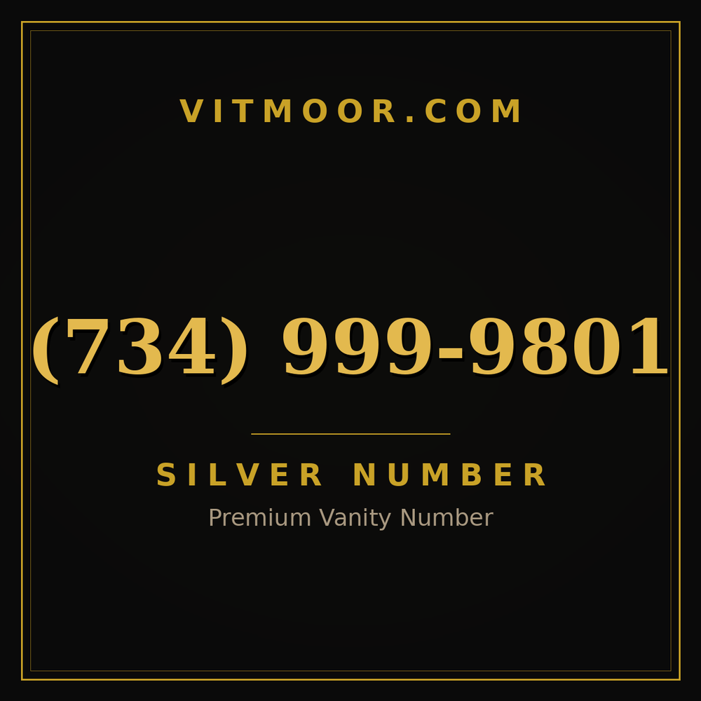 734 999-9801