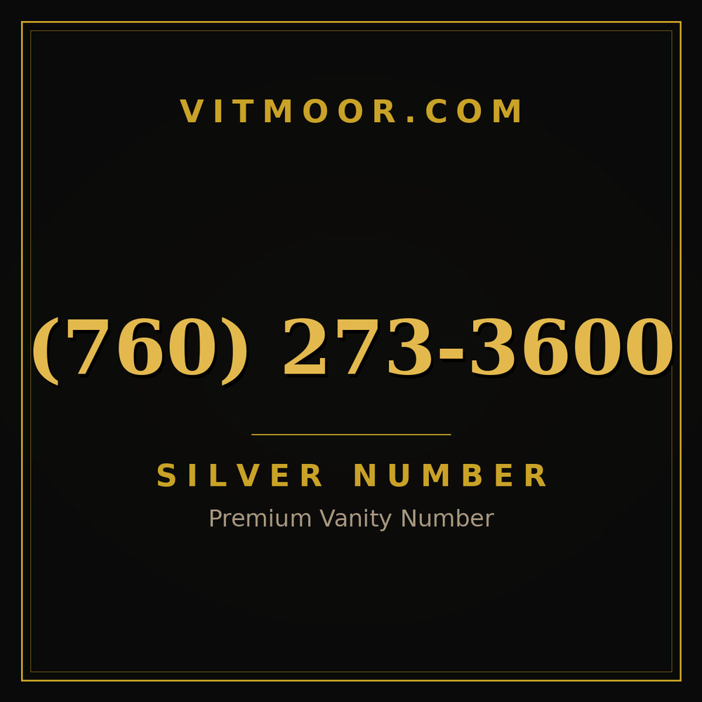 760 273-3600