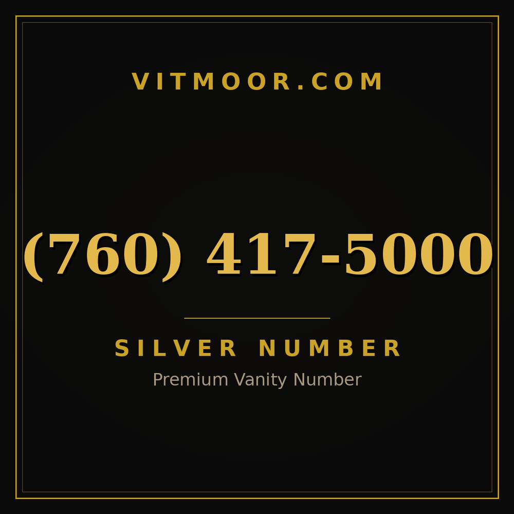 760 417-5000