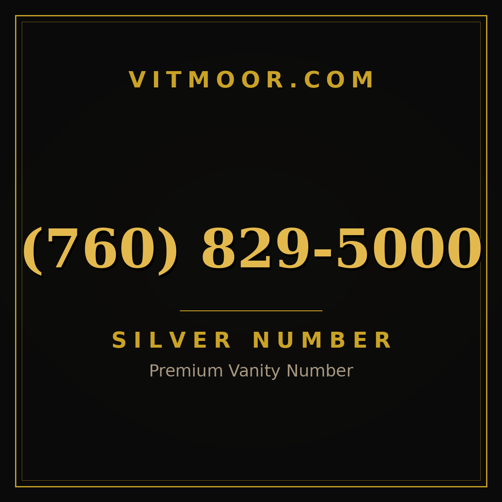 760 829-5000