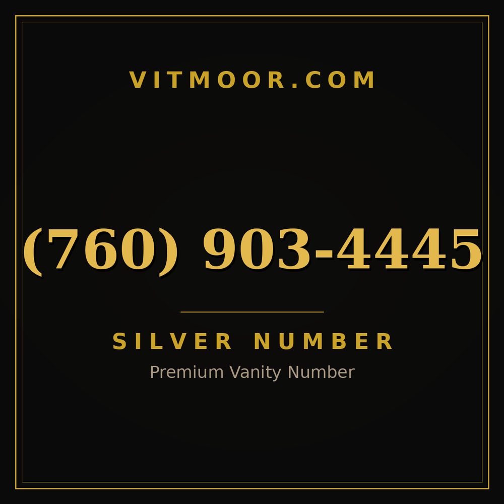 760 903-4445