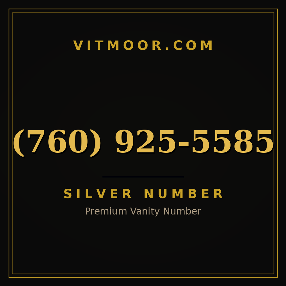 760 925-5585