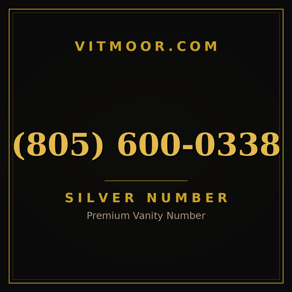 805 600-0338
