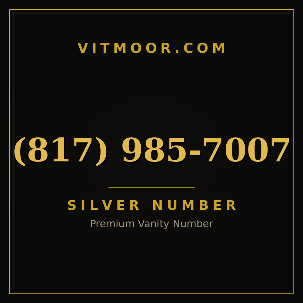 817 985-7007