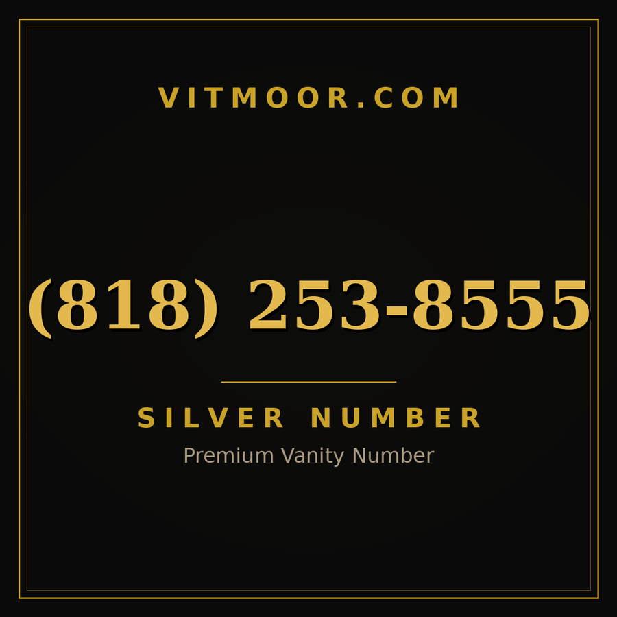 VITMOOR Silver premium number (818) 253-8555