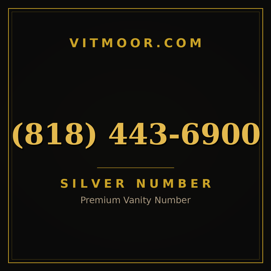 VITMOOR Silver premium number (818) 443-6900